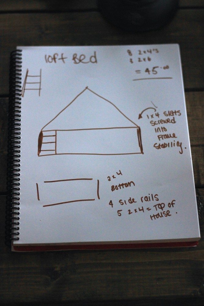 Build a house bed, house bed