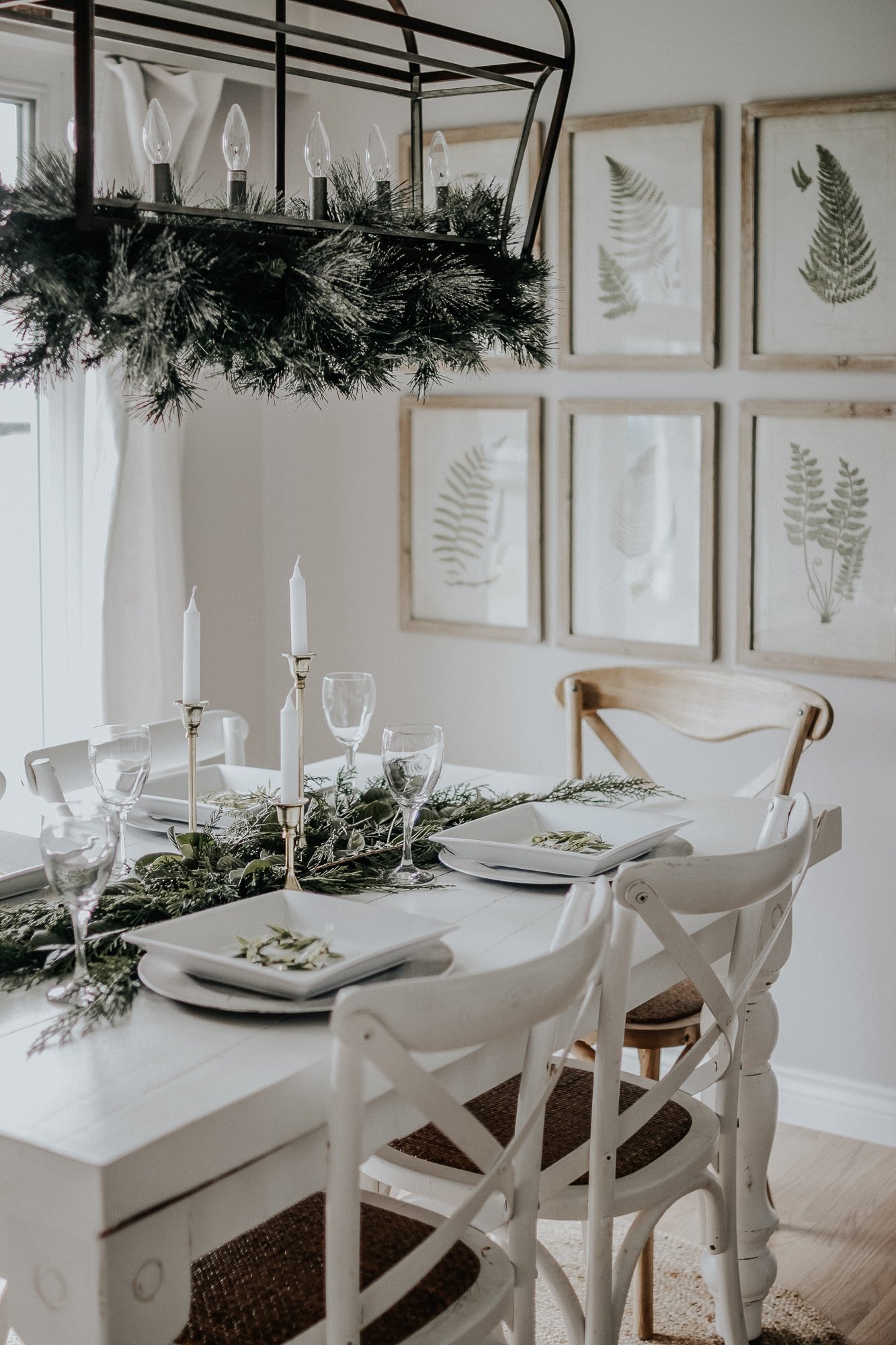Holiday Modern Farmhouse Walk Through . How I styled our modern farmhouse for Christmas, it doesn't have to be expensive.