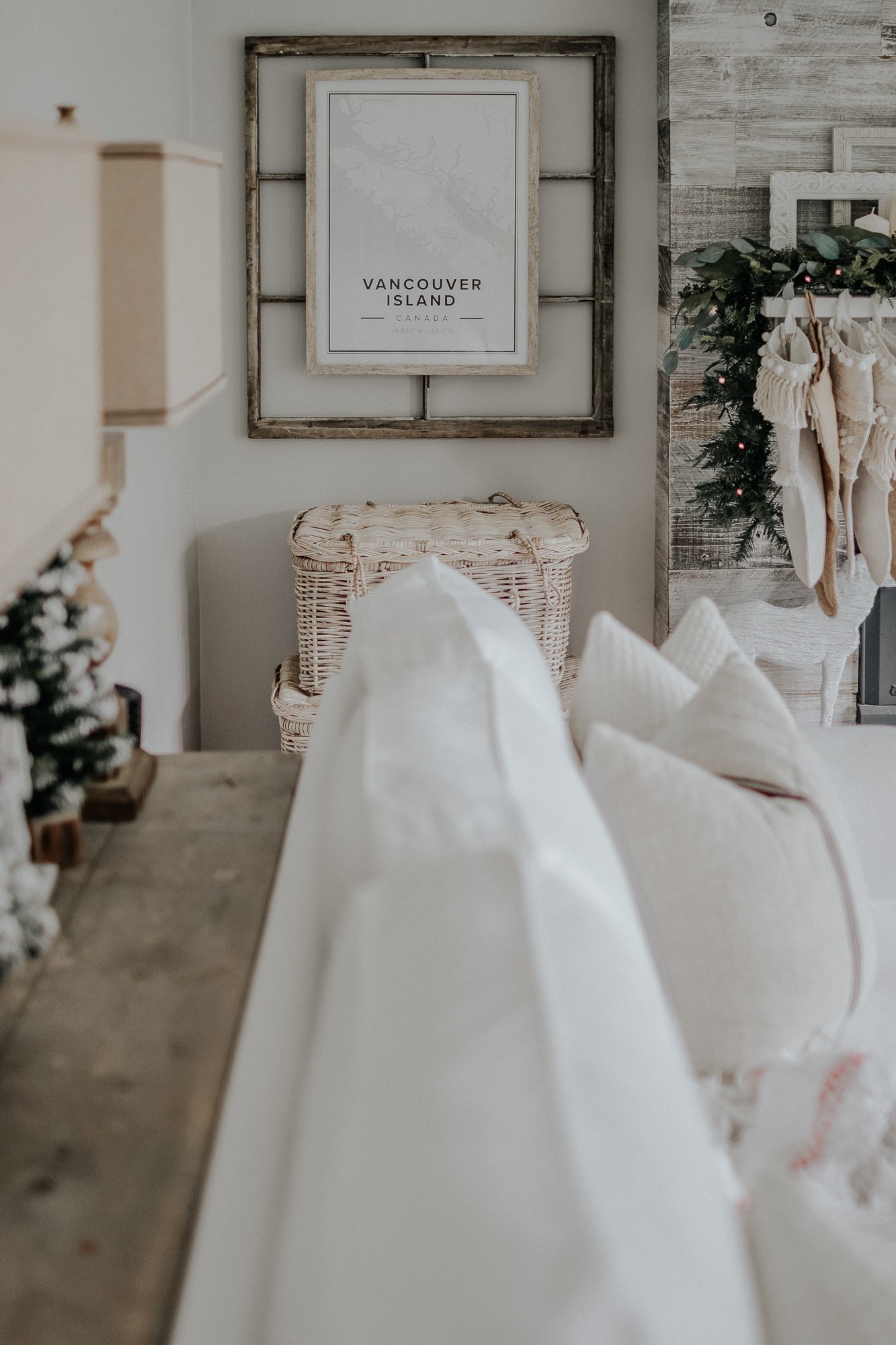 Holiday Modern Farmhouse Walk Through . How I styled our modern farmhouse for Christmas, it doesn't have to be expensive.