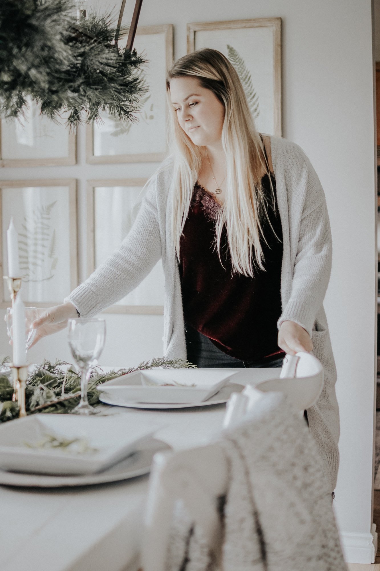 Holiday Modern Farmhouse Walk Through . How I styled our modern farmhouse for Christmas, it doesn't have to be expensive.