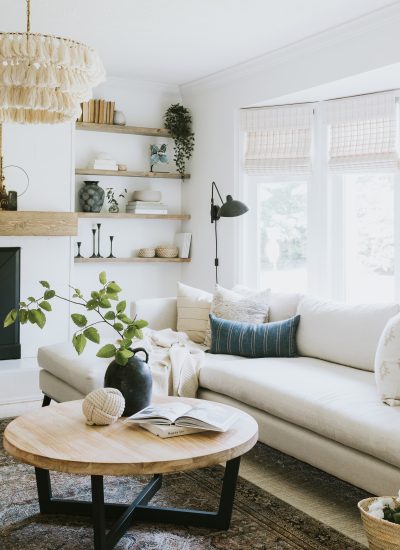 Modern Coastal Living Room Makeover