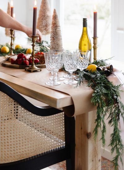 A Vintage Christmas Tablescape