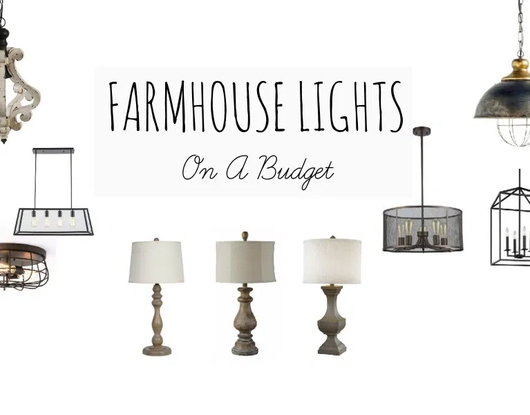 Farmhouse Lights On A Budget