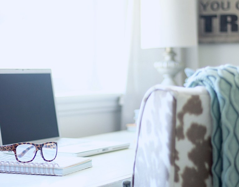 White Farmhouse Office