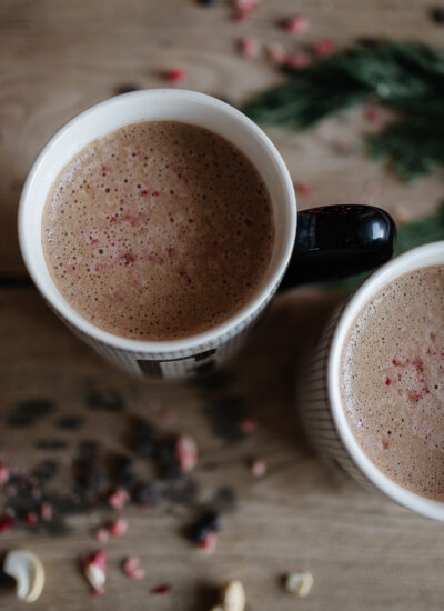 How To Make Cashew Peppermint Hot Coco. Cheap Hot Coco At Home. Healthy Hot Coco